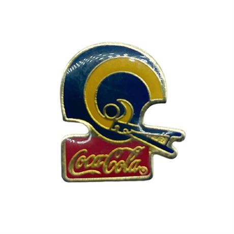 Rams / Coca- Cola Pin