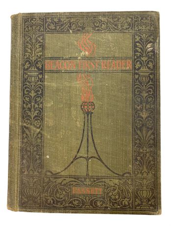 1913 Beacon First Reader Hardback School Reading Book