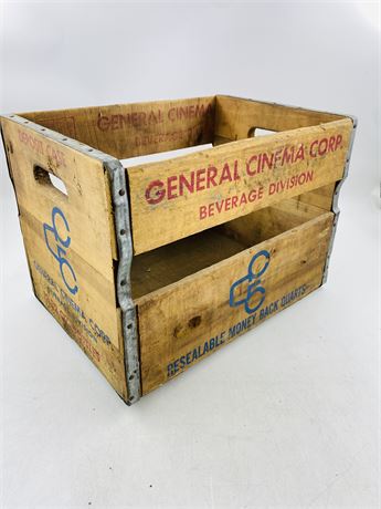 Vtg General Cinema Crate