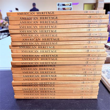24 American Heritage Books