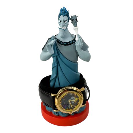 NIB Disney Villains Hercules Hades Figurine and Watch