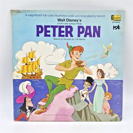 1969 Walt Disney's "Story and Songs from Peter Pan"