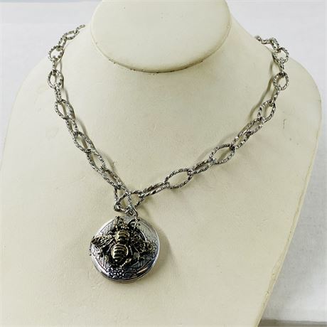 20” Bee Locket Necklace