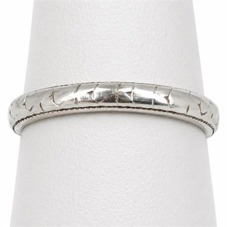 Belais 18K White Gold Band Ring