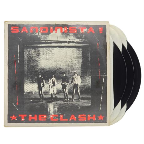 1980 The Clash, 3 LP Set "Sandinista"