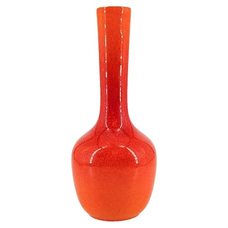 Mid-Century ROYAL HAEGER Orange Ombre RG-68 Ceramic Bud Vase