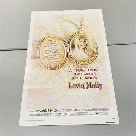 Original 1974 Lovin’ Molly Movie Poster