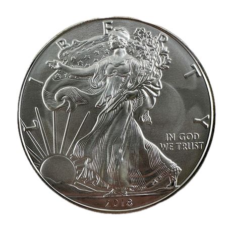 2018 1oz .999 Fine Silver American Eagle Coin