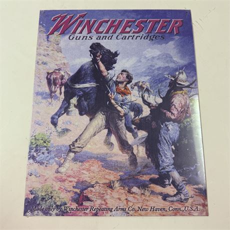 Winchester 12.5x16” Metal Sign