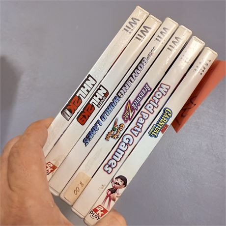 6 Nintendo Wii Games