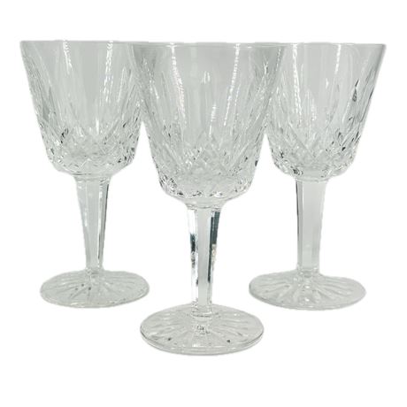 Lot of Vintage Waterford Crystal "Lismore" Wine Glasses