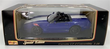 NOS 1:18 Scale 1996 Corvette LT-4 Convertible Die Cast Model Car