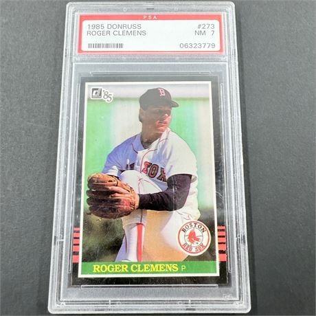 PSA 7 - 1985 Donruss Roger Clemens