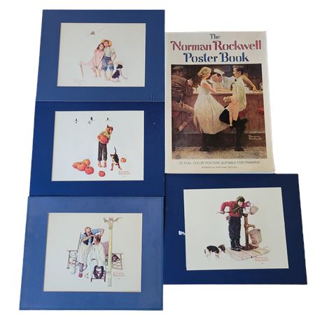 Norman Rockwell Art Prints (4) / The Norman Rockwell Poster Book