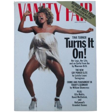 VTG Vanity Fair Magazine TINA TURNER Cover ~ May 1993