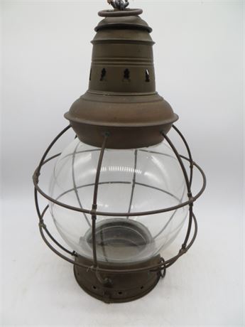 BRASS SHIP'S LIGHT WILCOX & DRITTENDEN & CO. INC. MIDDLESTOWN CONN. USA