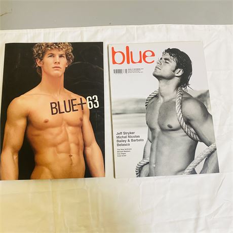 2 Blue Gay Interest Magazines