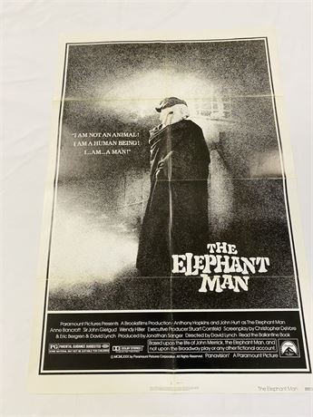 The Elephant Man Original 27x41 Movie Poster