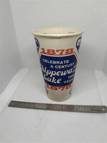 Chippewa Lake Waxed Paper Cup