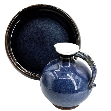 Art Pottery Bowl & Pitcher