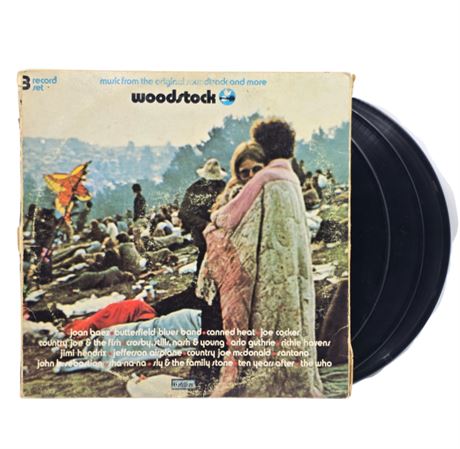 1970 Woodstock, 3 LP Set