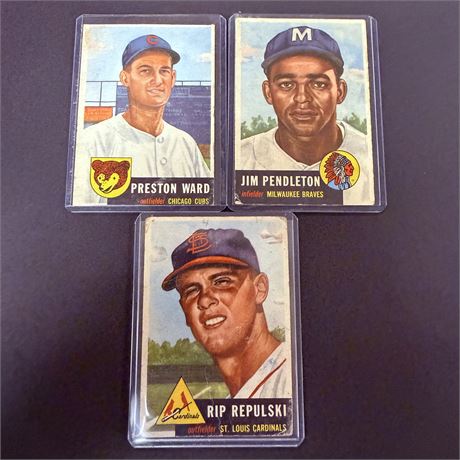 1953 Topps Baseball Lot