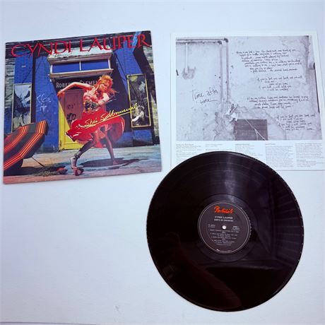 Cyndi Lauper She’s So Unusual Vinyl Record