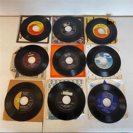 Lot Of 15 Forty-Five Records