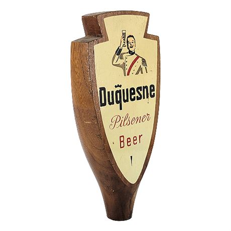 Vintage Duquesne Pilsener Beer Wooden Tap Handle