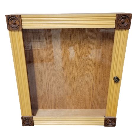 re-mark-able Wall Hanging Wooden Display Case