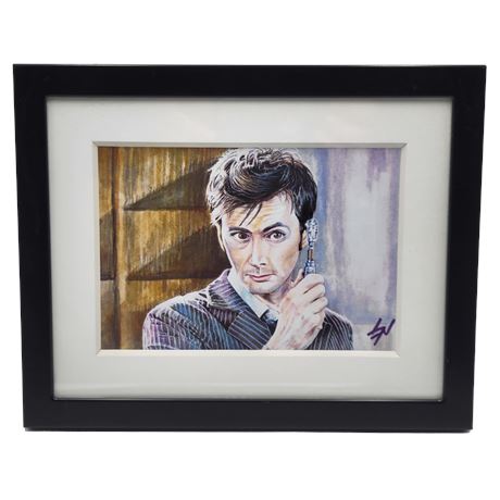 Doctor Who David Tennant Framed Print - Signed