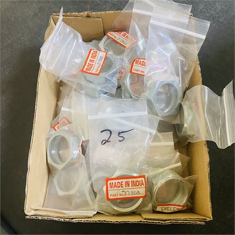 25 NOS Handle Bar Nuts