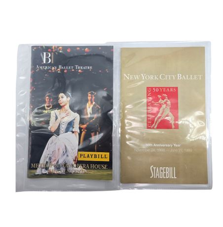 Ballet Playbills from The Met & N.Y. City Ballet