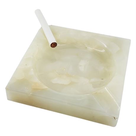 Vintage Roy-Cliff Marble Cleveland Ashtray