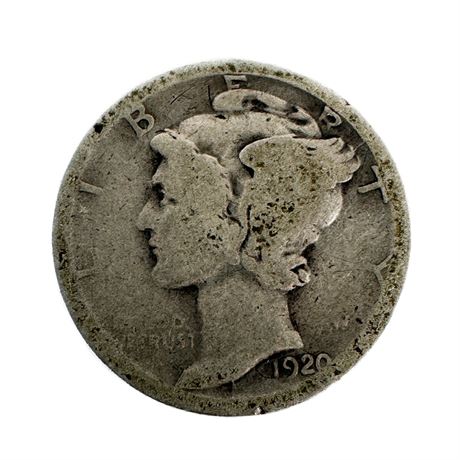 1920 Silver Mercury Dime