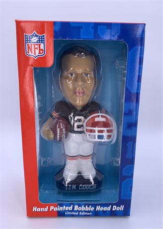 NOS Tim Couch NFL Clev. Browns Bobble Head Doll Football Souvenir