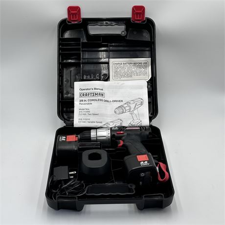 Craftsman 3/8” Cordless Drill Driver