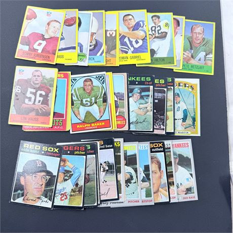 40 Vintage Sports Cards