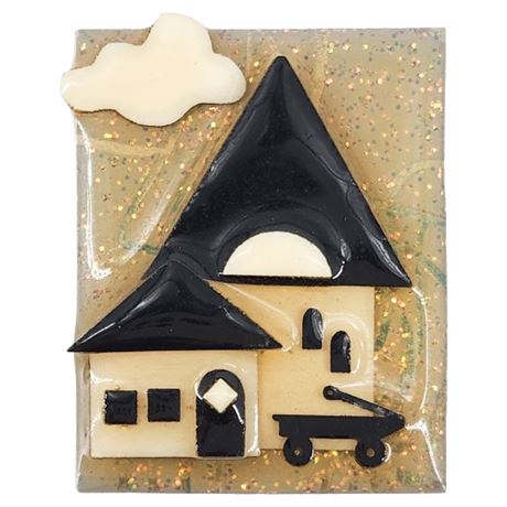 House Pins by Lucinda Acrylic/Resin Brooch