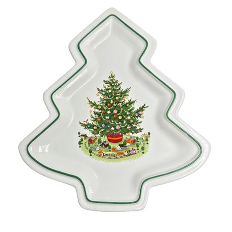 Pfaltzgraff Christmas Tree Serving Dish