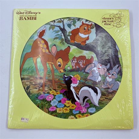 Bambi Picture Disc Vinyl Record