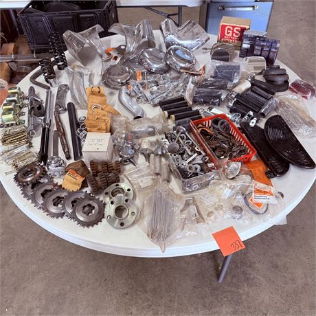 MASSIVE NOS Harley Parts Table Lot