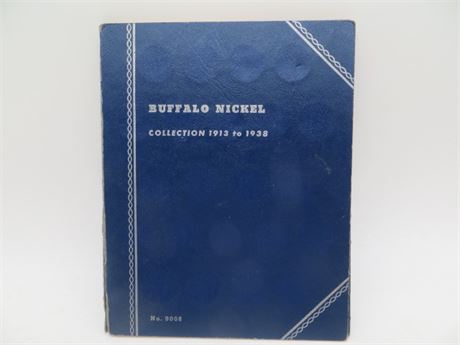 Buffalo Nickels Book w/a Few Buffalo Nickels