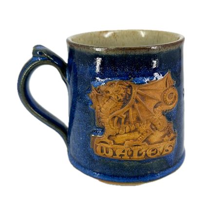 Large Stoneware "Wales" Handmade Coffee Mug
