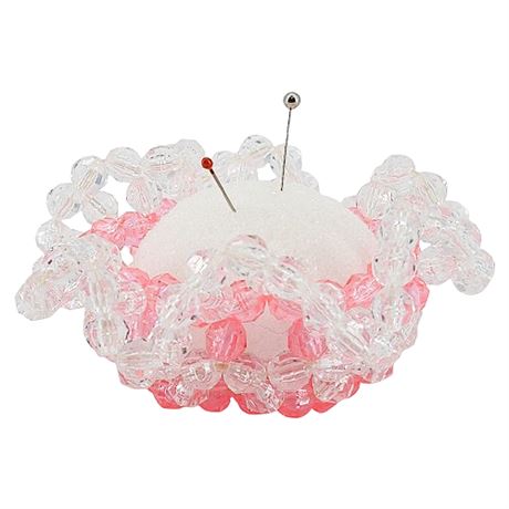 Vintage Handmade Beaded Pin Cushion