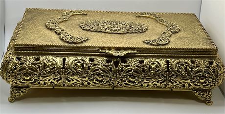 French Hollywood gilt ormolu jewelry