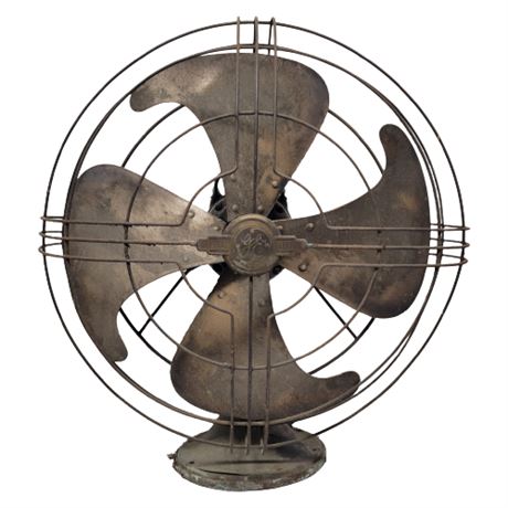 Vintage General Electric Vortalex Art Deco Industrial Oscillating Fan (2 of 2)