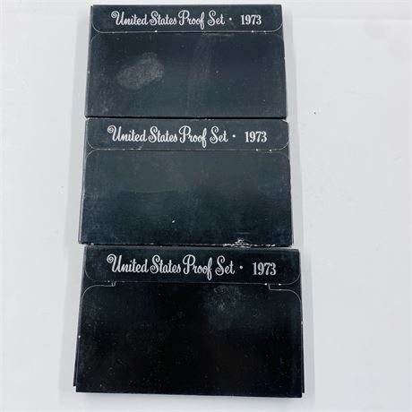3 - 1973 Proof Sets