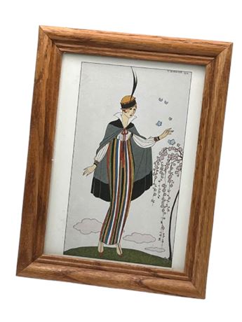Art deco lady picture