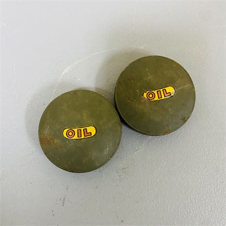 NOS WW2 Surplus Harley Davidson Oil Caps